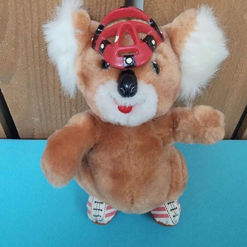 Vintage 1985 Atlanta Braves Koala Twins Plush Stuffed Koala Bear Catcher Stuffed